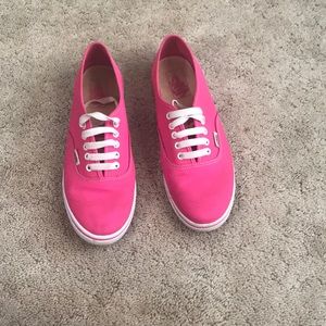 Hot pink Vans